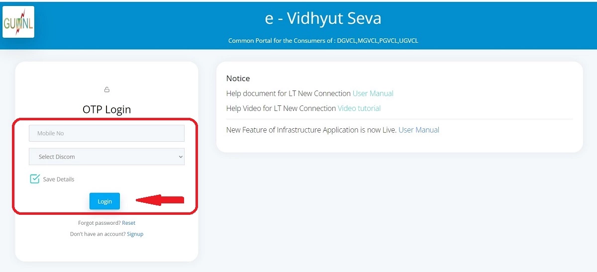 PGVCL Load Extension Online Application