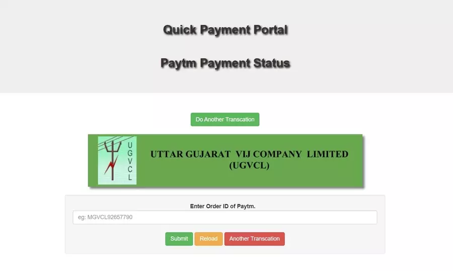 ugvcl bill payment status