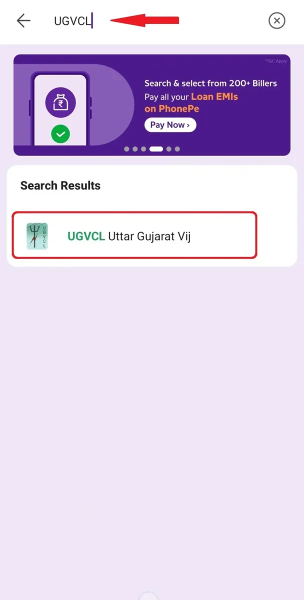 UGVCL Bill Pay using Phone Pe