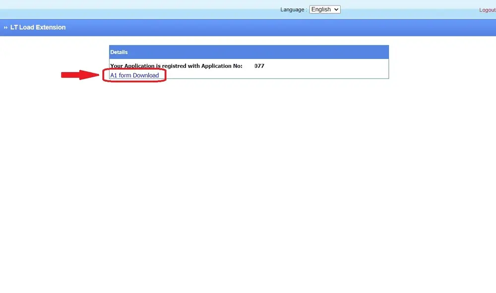 UGVCL Load Extension Application in Agriculture