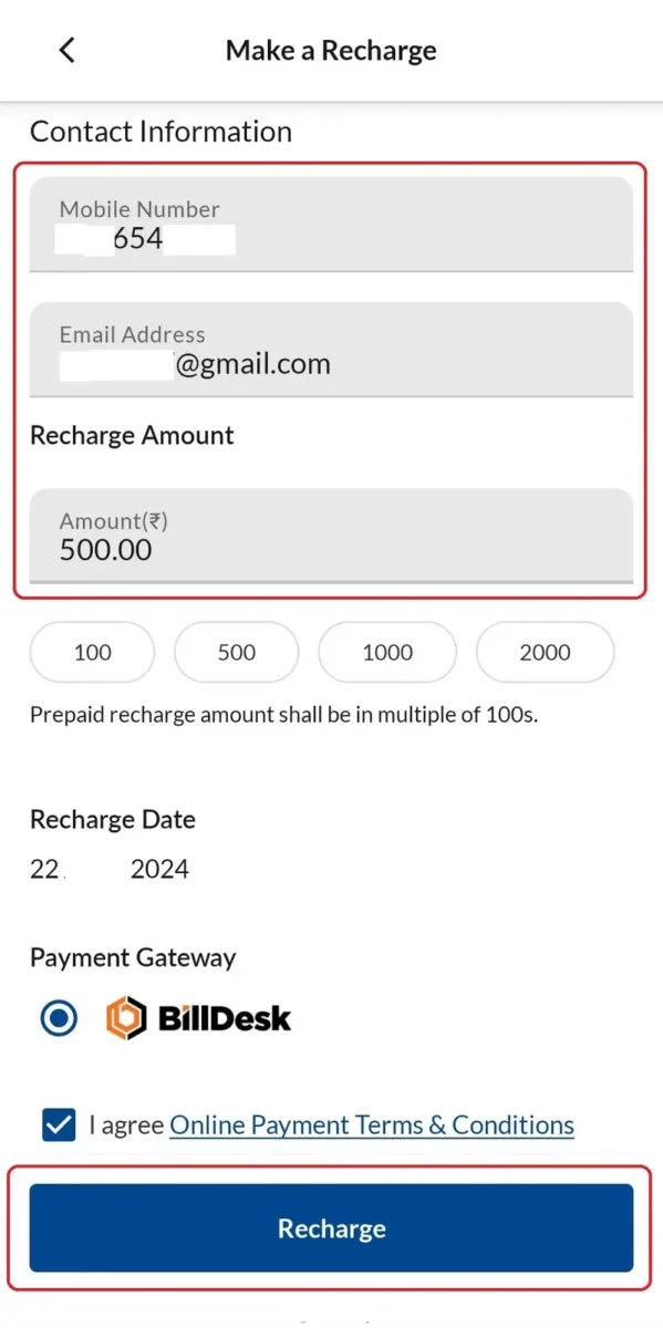 DGVCL Smart Meter Recharge